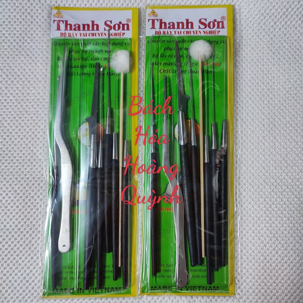 Combo 10 bộ lấy ráy tai 8 món Thanh Sơn