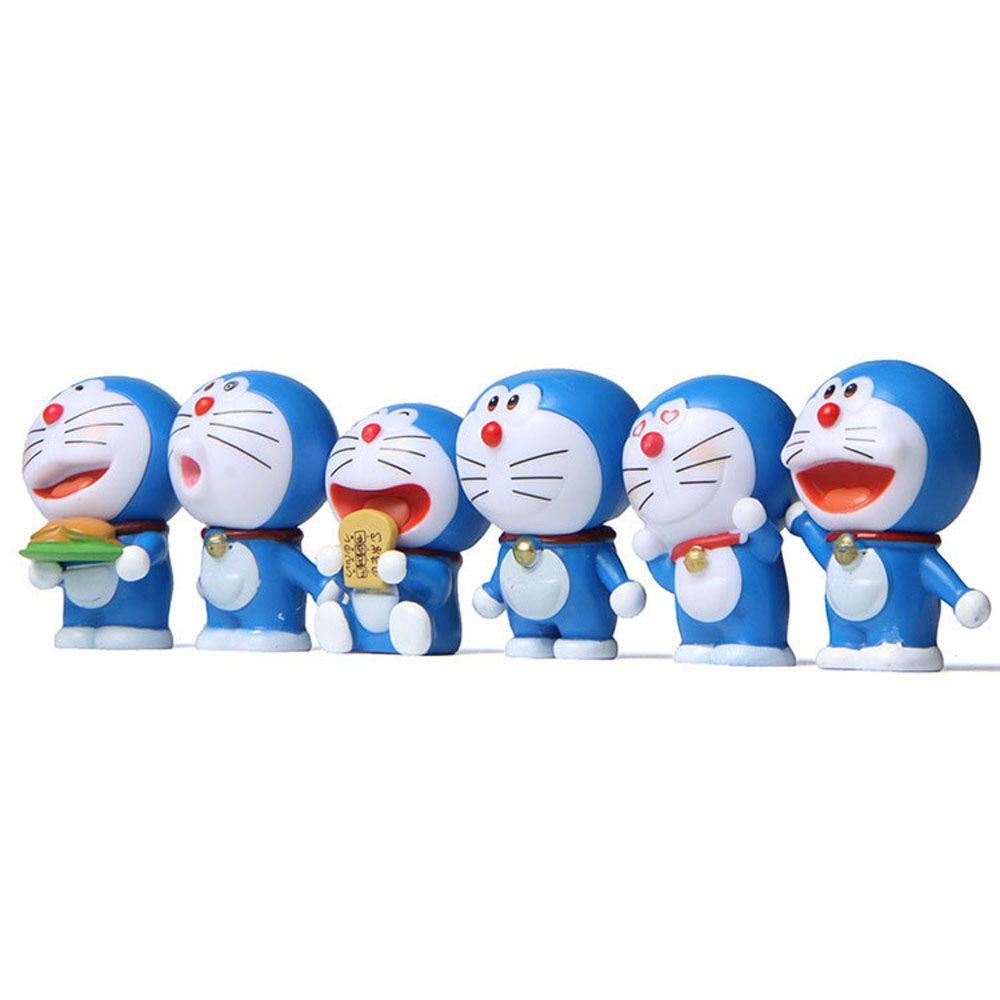 LILYES Mô Hình Doraemon Trang Trí Tiểu Cảnh