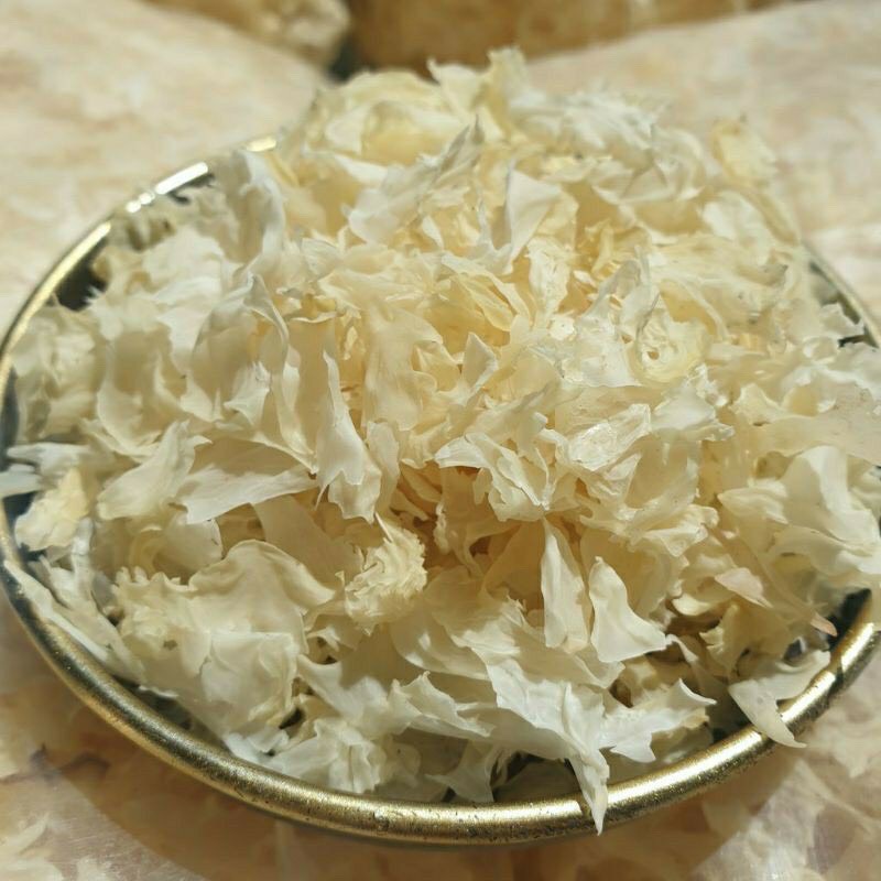 Nấm Tuyết  Cắt Sẵn Hàng Đẹp 100gram
