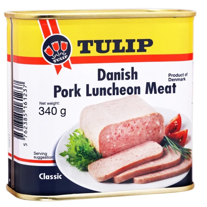 [Date Mới] Pate Tulip Hộp Lớn- Thịt Heo Hộp Tulip Tulip Pork Luncheon Meat 340g Nhập Khẩu Đan Mạch Thơm Béo Siêu Ngon