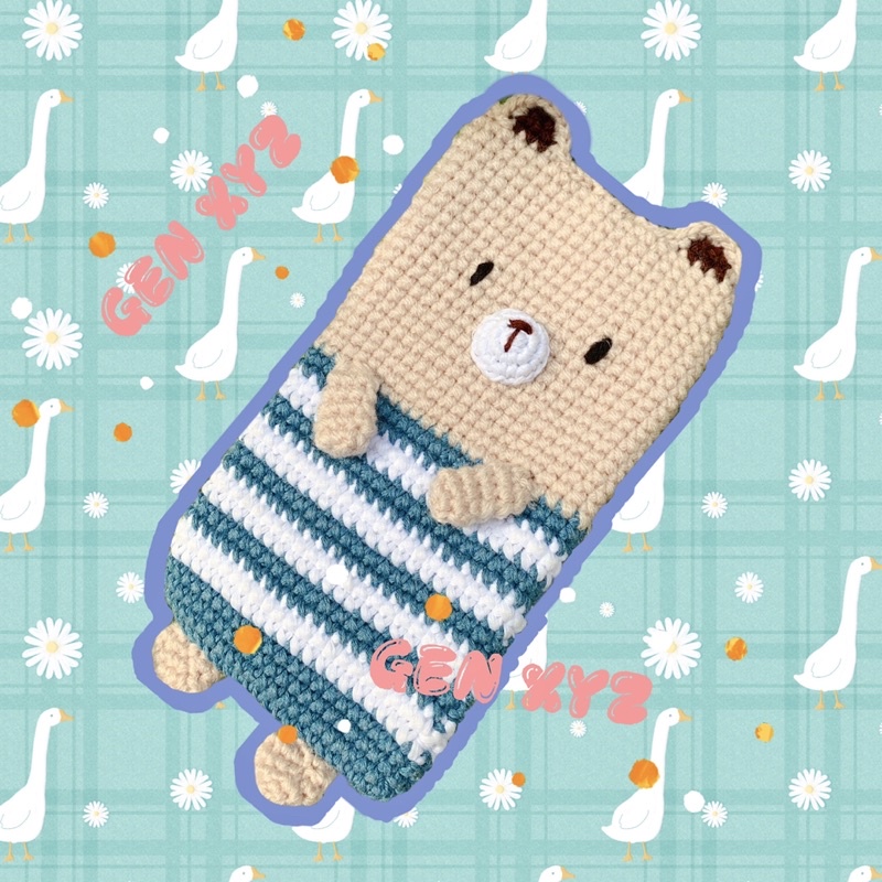Túi đựng điện thoại bằng len Handmade/Case túi bảo vệ điện thoại bằng len Handmade