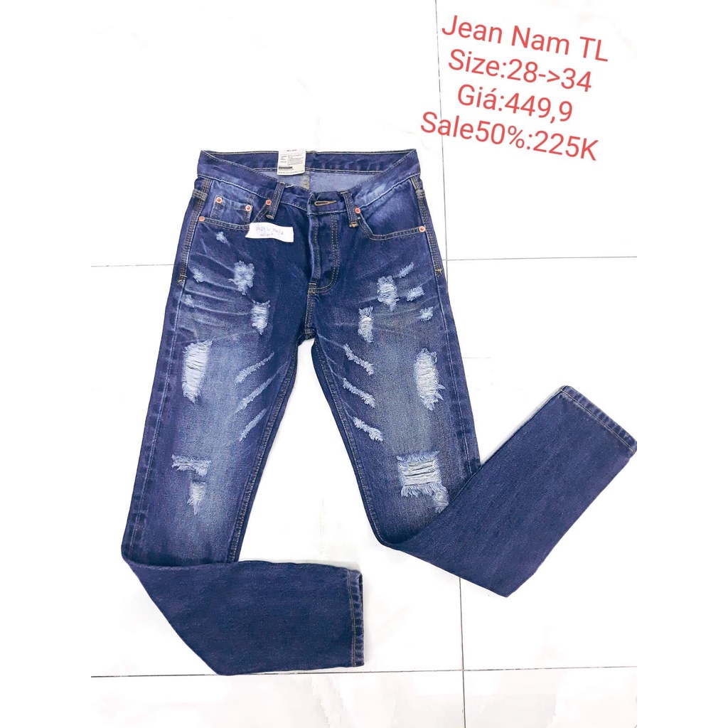 Quần jean nam Thái Lan lẻ size