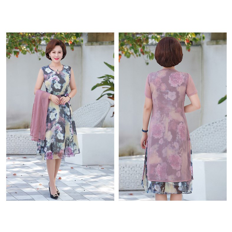 Đầm nữ cao cấp - Dành cho tuổi trung niên U50 U60