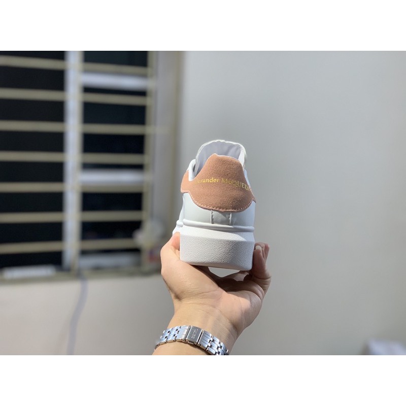Giày thể thao/ Sneaker Mc Queen hồng đất (Full box + tặng kèm tất sneaker)