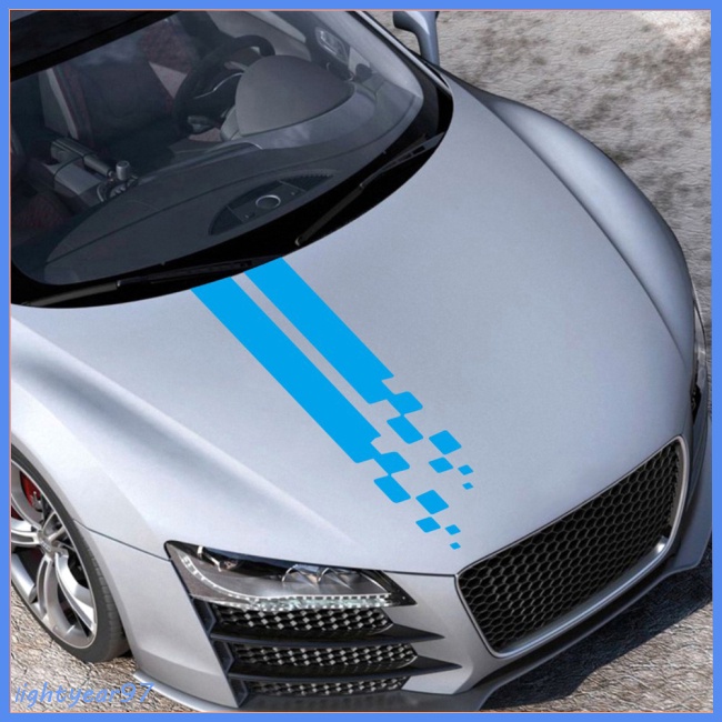 Miếng Dán Trang Trí Nắp Ca Pô Xe Hơi Tự Dính Tháo Rời Tiện Dụng