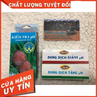 Bộ sản phẩm kiểm tra - tăng - giảm PH cho hồ cá