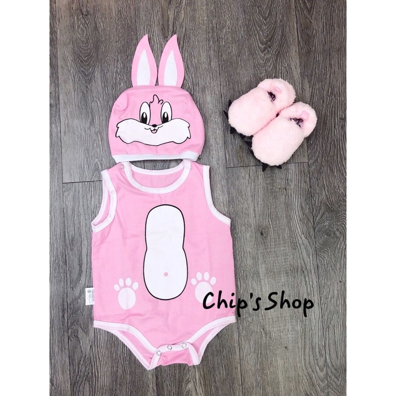 Body suit ngộ nghĩnh hình thú cho bé