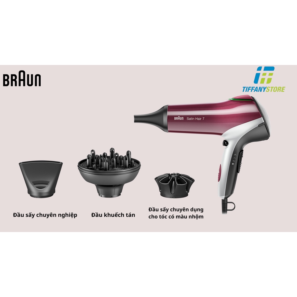 Máy sấy tóc Braun Satin Hair 7 HD770 - Giữ cho mái tóc đẹp tự nhiên |  Shopee Việt Nam