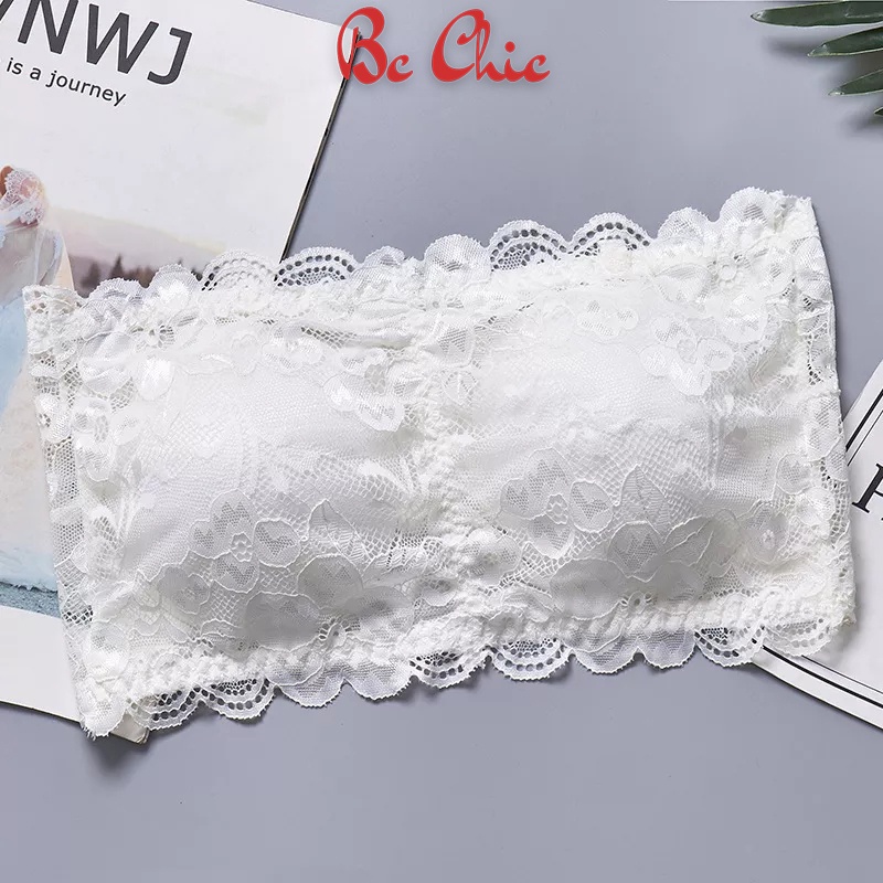 Áo REN QUÂY KHÔNG DÂY CÓ MÓC CÀI SAU CỰC QUYẾN RŨ DỄ MẶC 113 BC_CHIC LINGERIE