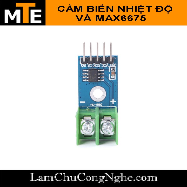 Module cảm biến nhiệt độ MAX6675 Mạch đo nhiệt độ cao max 1024 độ C