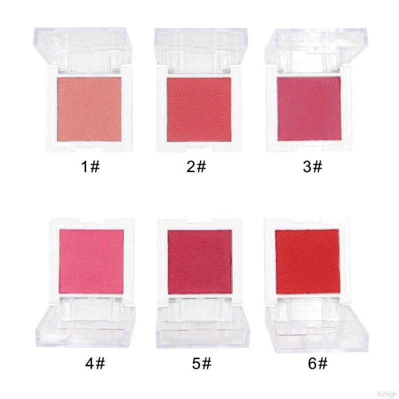 6 Color Multicolor Blush Powder Palette