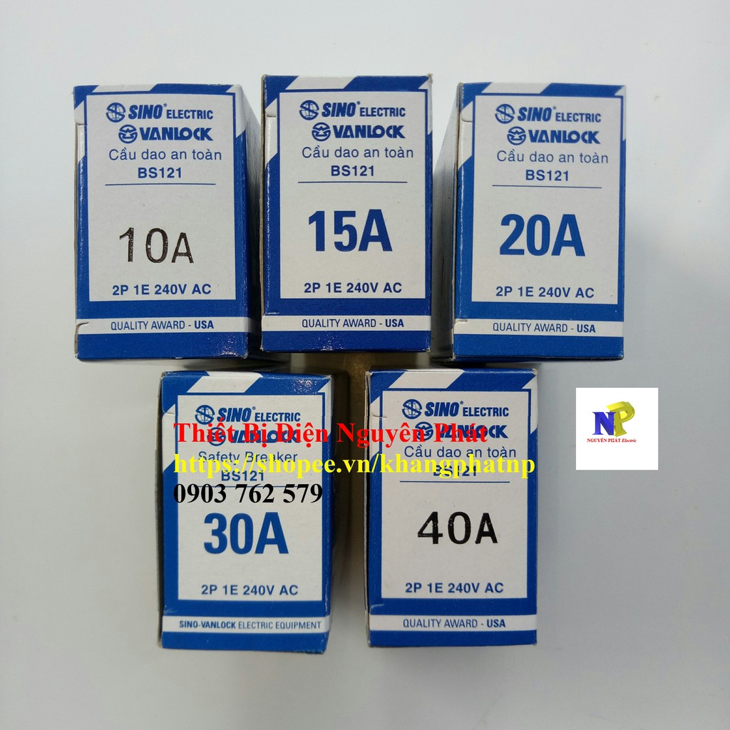 Cầu dao an toàn  CB Cóc đen