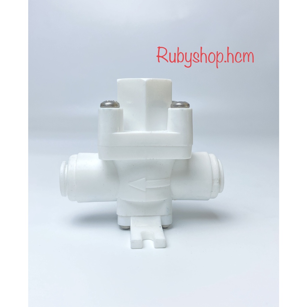 Van giảm áp hỗ trợ giảm áp suất đẩy cho máy lọc, nối nhanh hai đầu dây 6mm hoặc 10mm Rubyshop.hcm