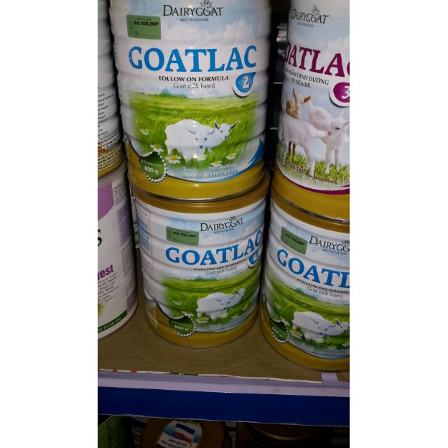 Sữ Dê Goatlac số 2 800g(date 2020)