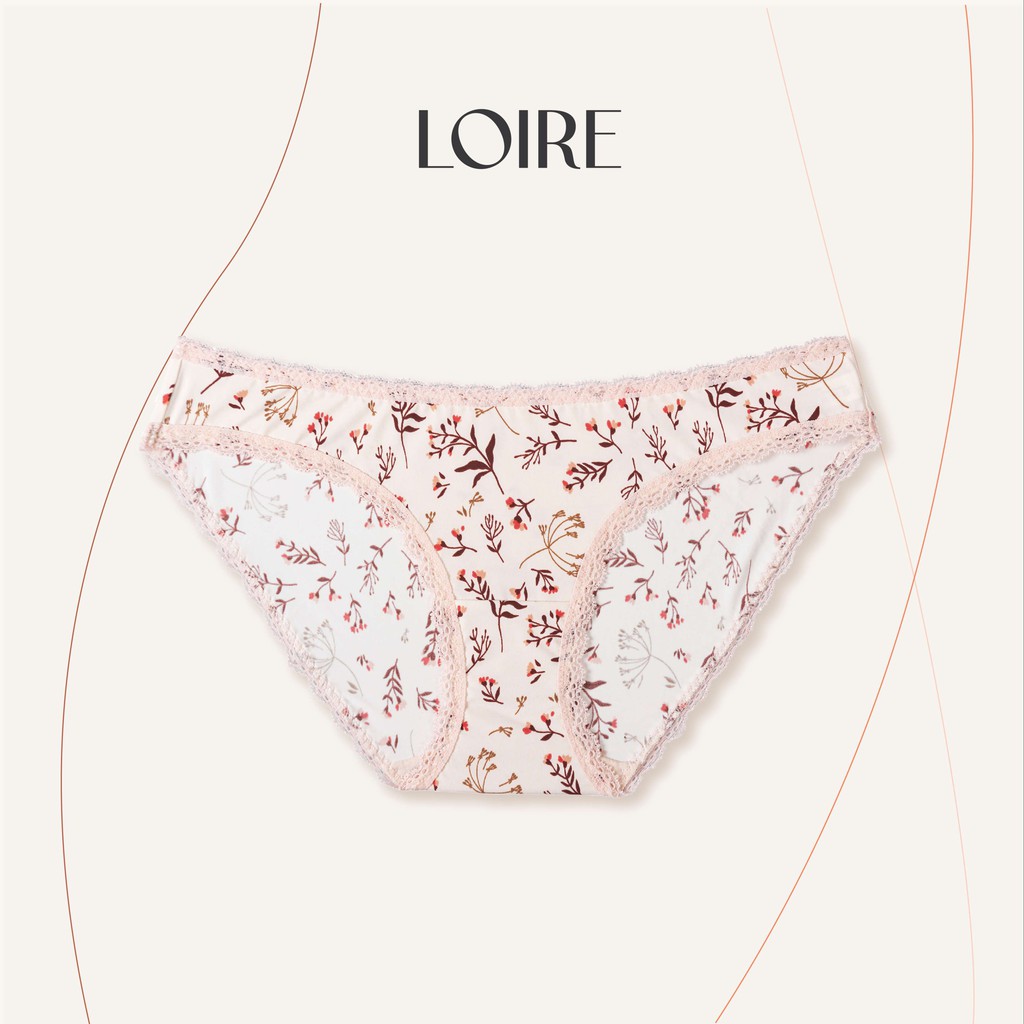 [Mã WABR2711 giảm 10% đơn 250K] Quần Lót Thun Lạnh Viền Ren Loirechic QTL04