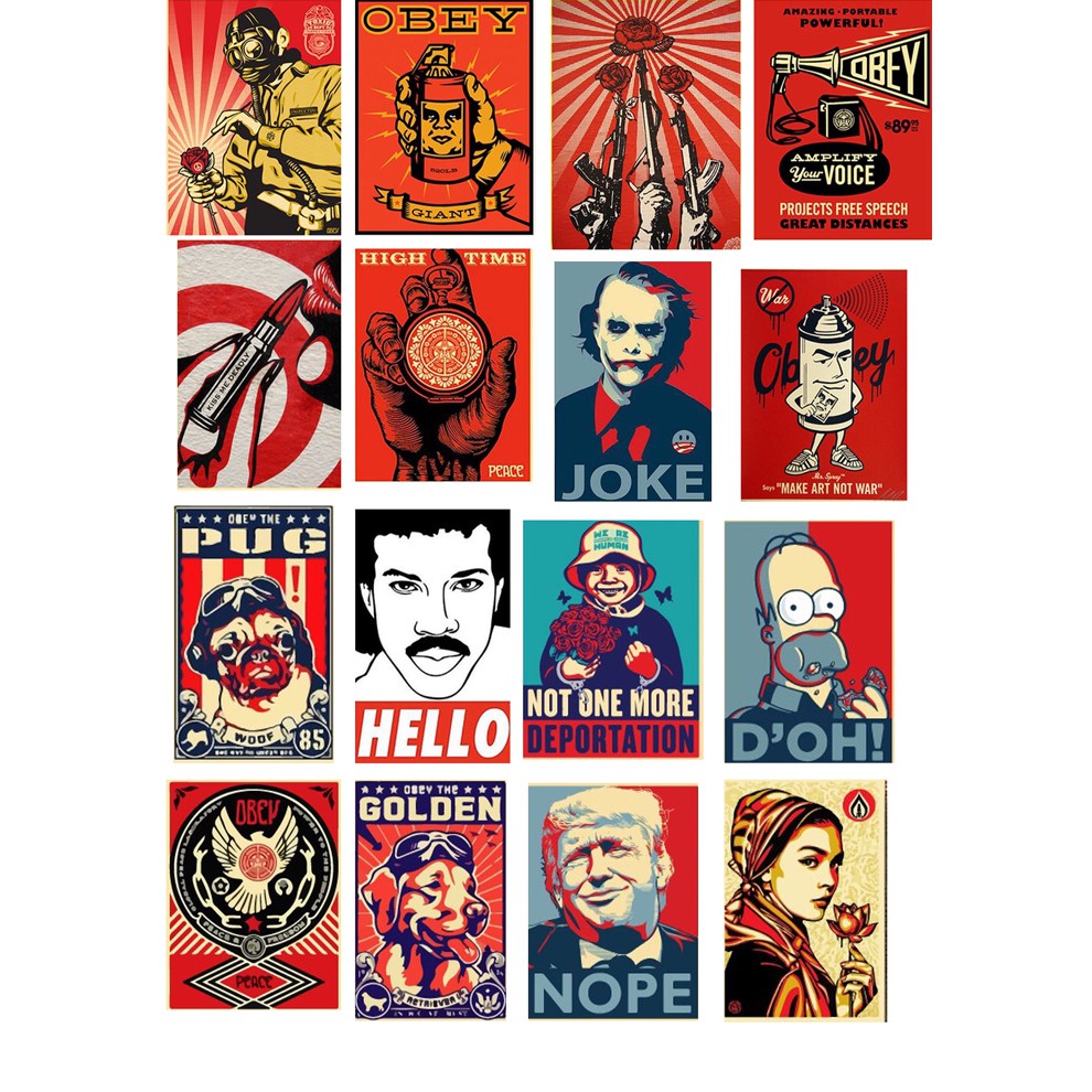 sticker obay có cán chống bay màu dán máy tính, đàn, dán điện thoại.....hình dán obay