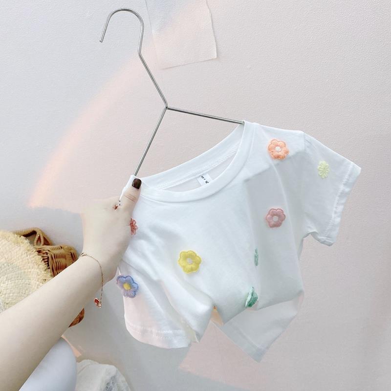 Áo Thun Cotton Nguyên Chất Phong Cách Mới 2022 Cho Bé Gái