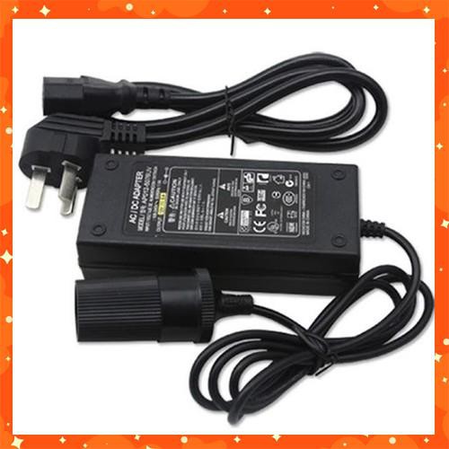 Bộ Chuyển Đổi Nguồn Điện 220V Đầu Cắm ôtô 12V