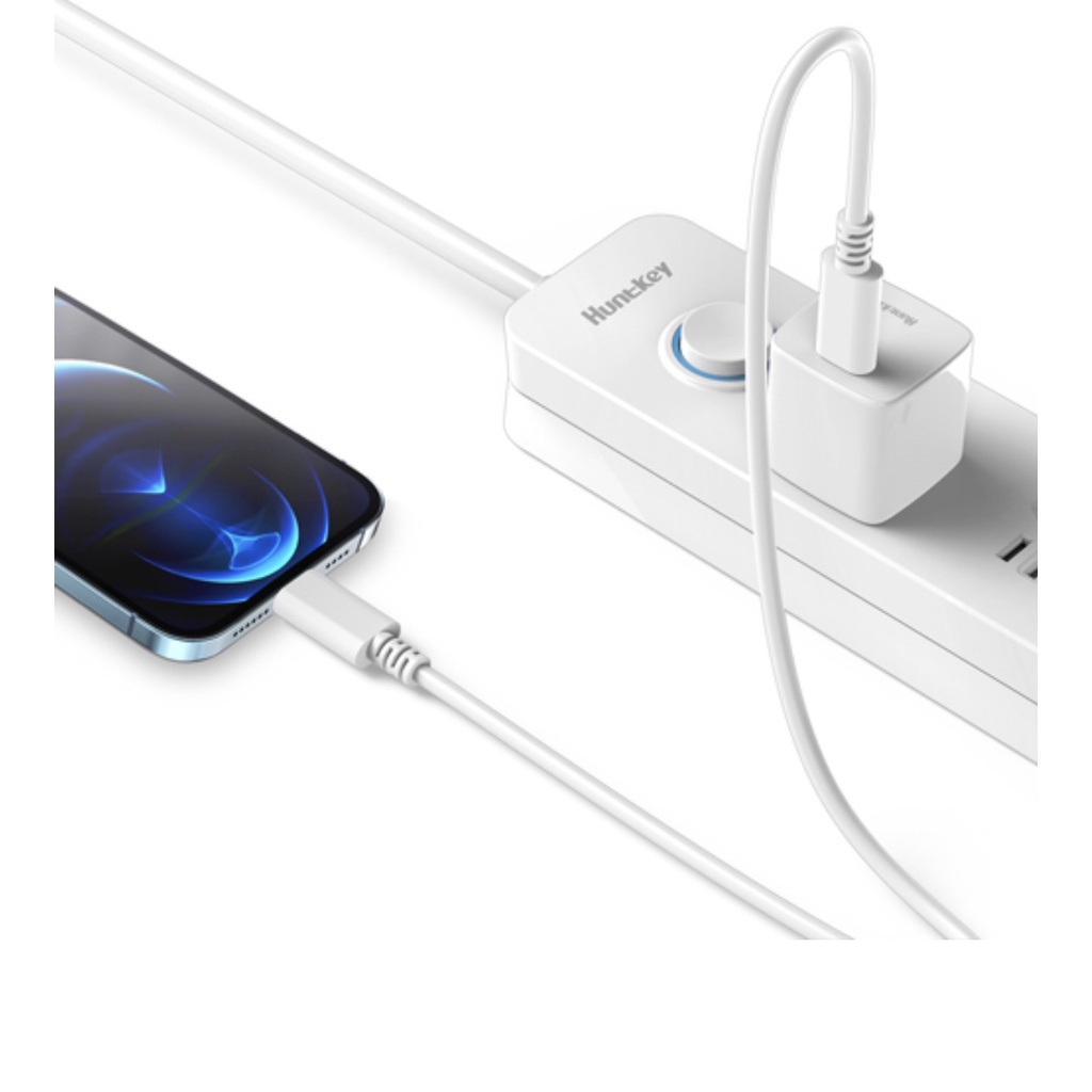 Cốc sạc nhanh điện thoại Huntkey 20W Type C K20 - Hàng chính hãng