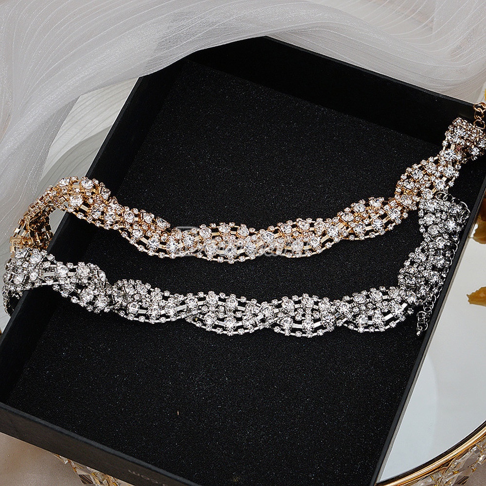 Vòng Cổ Đính Đá Phong Cách Âu Mỹ