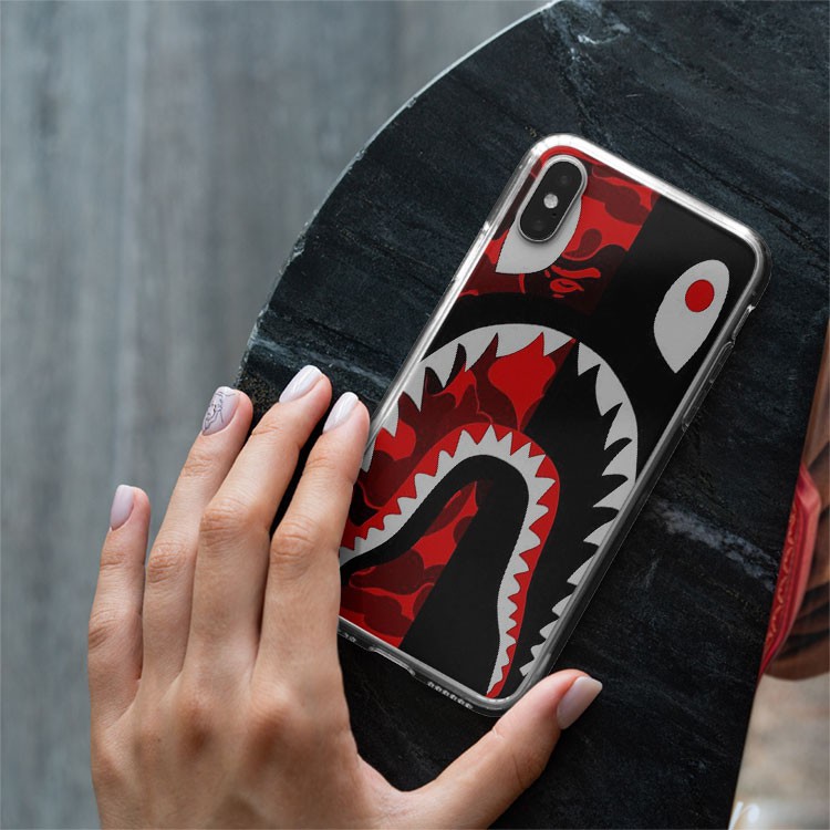 Ốp di động Bape on Iphone 7/7Plus/8/8Plus/X/Xs/Xs Max/11/11 Promax/12/12 Promax BAPPOD00187