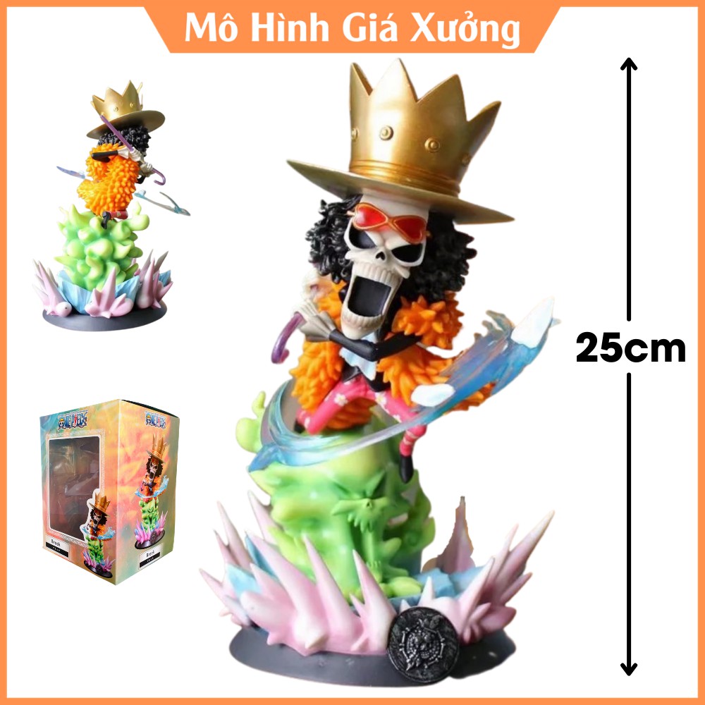 Mô Hình  Linh Vương Brook Trạng Thái Chiến Đấu Cao 25cm - Tượng Figure One Piece Vua Hải Tặc