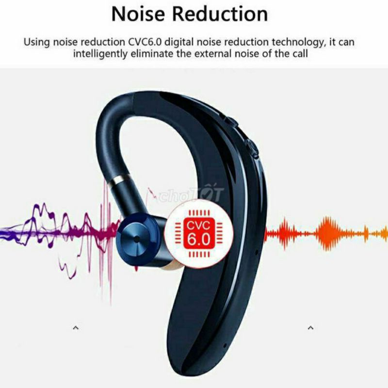Tai nghe bluetooth xoay 180°,chống nước kết nối 2 đt pin siêu lâu.