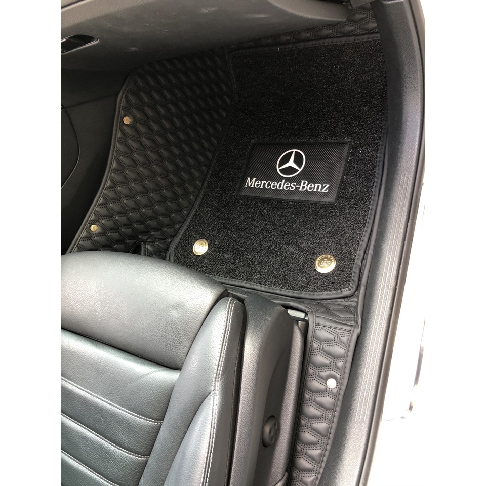 Thảm lót sàn 8D da diamond cao cấp cho xe Mercedes GLC 200, Mercedes GLC 250, Mercedes GLC 300 2016 -2022