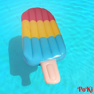 Phao bơi KEM KHỔNG LỒ kích thước 180x70, thiết kế gấp gọn, kiểu dáng sành điệu bắt mắt - POKI