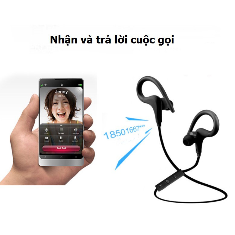[Mã ELFLASH5 giảm 20K đơn 50K] Tai nghe BLUETOOTH thể thao cao cấp BT-88