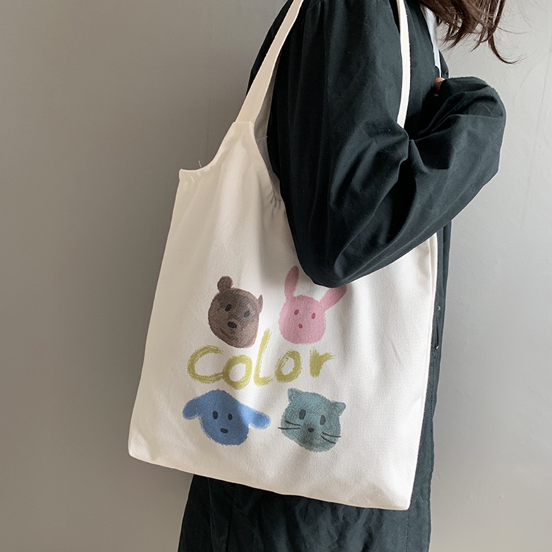 Túi Đeo Vai Bằng Vải Canvas Thời Trang Dành Cho Nữ
