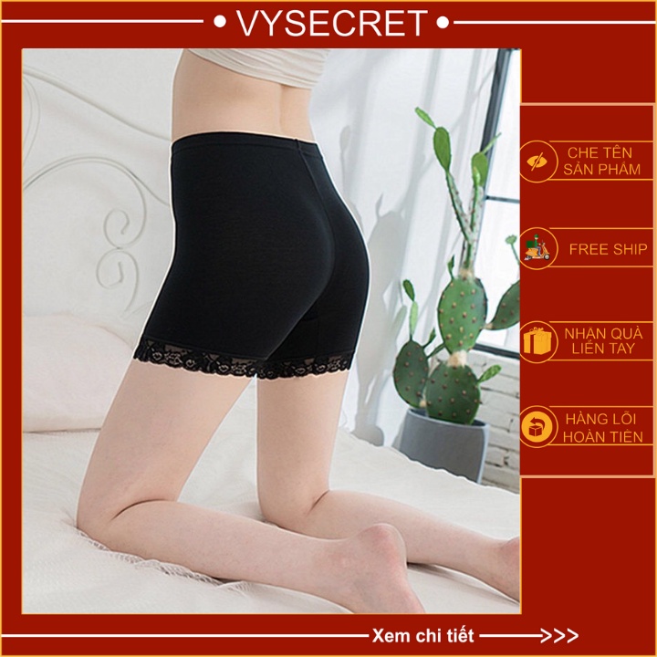 Quần mặc trong váy cotton ôm mông chôngc co cao cấp c1503