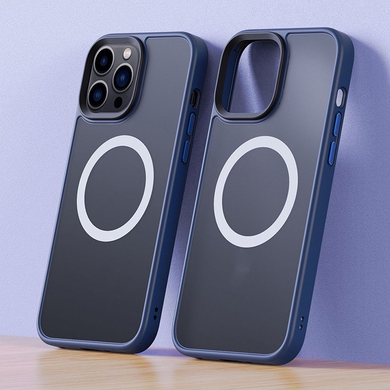 Ốp Điện Thoại Cứng Màu Nhám Chống Sốc Cho iPhone 14 Pro Max 13 Pro Max 12 Pro Max