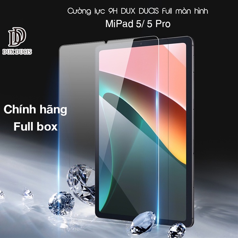 Cường lực 9H DUX DUCIS Xiaomi MiPad 5/ 5 Pro - Chống trầy xước, bảo vệ màn hình