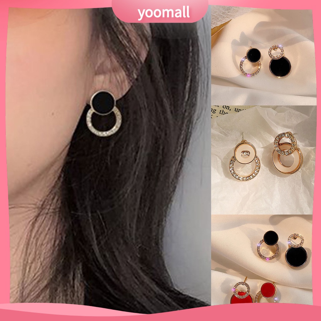 Khuyên Tai Đính Đá Thời Trang Dành Cho Nữ