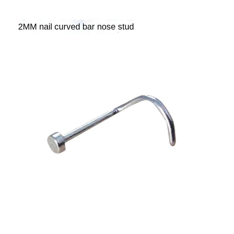 Khuyên Mũi Bằng Thép Không Gỉ Đính Kim Cương Giả Phong Cách Mới