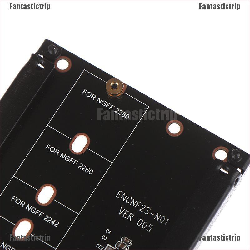 Fantastictrip Metal b+m key m.2 ngff ssd to 2.5 sata 6gb/s adapter card with m2 ngff adapter