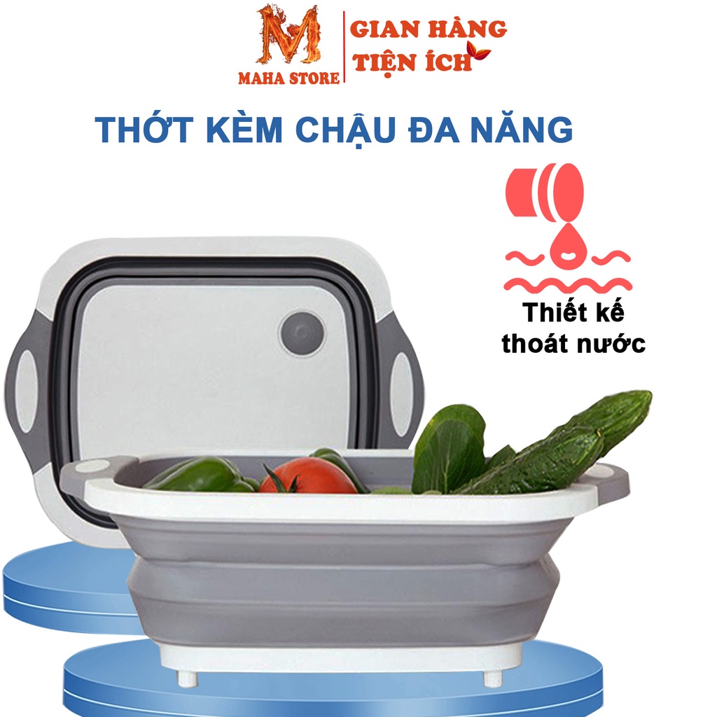 Thớt nhựa -Thớt đa năng -Chậu Đa Năng -Chậu 3in1 -Kiêm Thớt Và Rổ Đựng Đa Năng Loại LỚN 3in1 Đa Năng Tiện Dụng