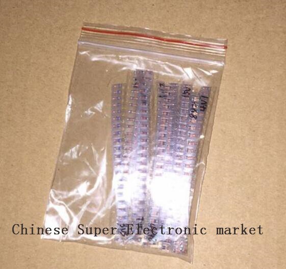 300PCS  LL34 0.5W 1/2W 2V-27V  Zener Diode Kit 15values 1206 SMD Zener diod each 20pcs