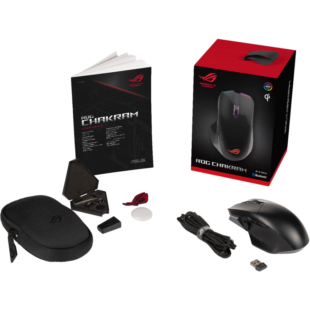 [Mã 229ELSALE hoàn 7% xu đơn 300K] Chuột Chơi Game Mouse ASUS ROG Chakram (P704) - Hàng Chính Hãng