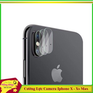 Kính cường lực dán camera iphone x / xs max