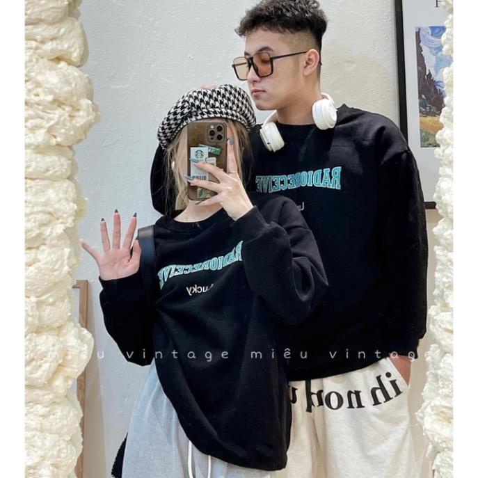 Áo hoodie nỉ chữ xanh RAD T