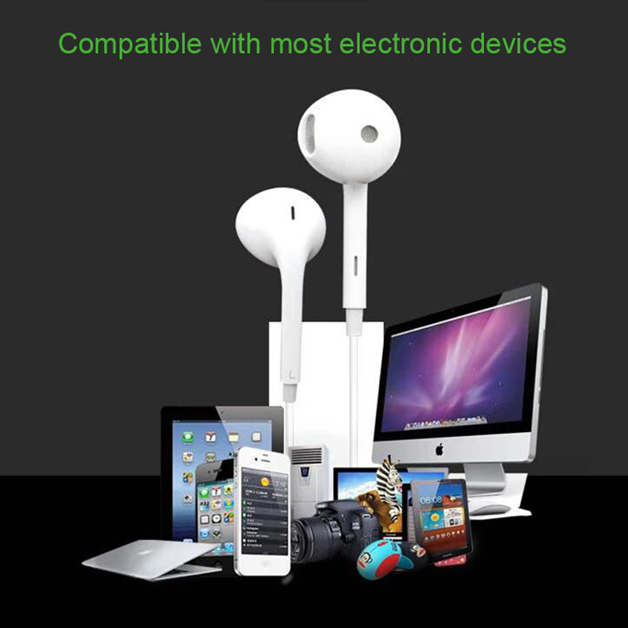 Tai nghe nhét tai OPPO jack 3.5mm có micro và nút điều chỉnh âm lượng