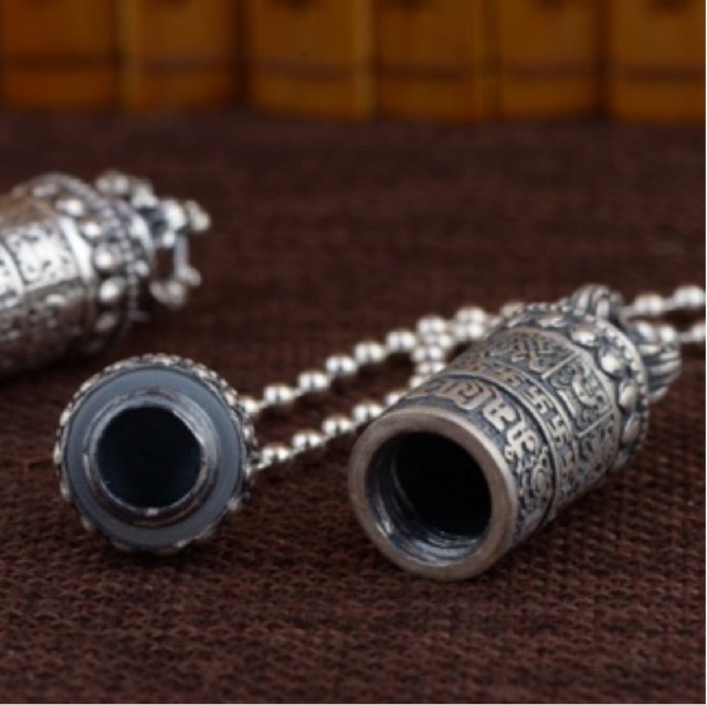 Mặt Dây Chuyền Trụ Kinh Luân - Bát Bảo Phật Giáo DC429