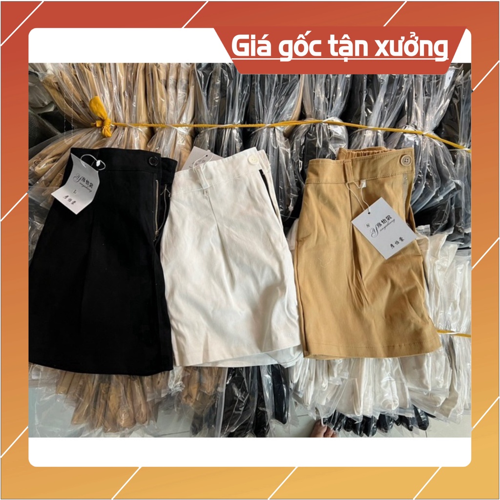 Quần Giả Váy Kaki Dáng Chữ A / Mix Đồ Năng Động