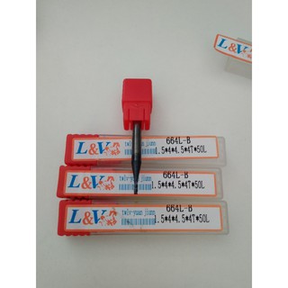 Mũi phay ngón 4me phi 1.5x4x4.5x4tx50l