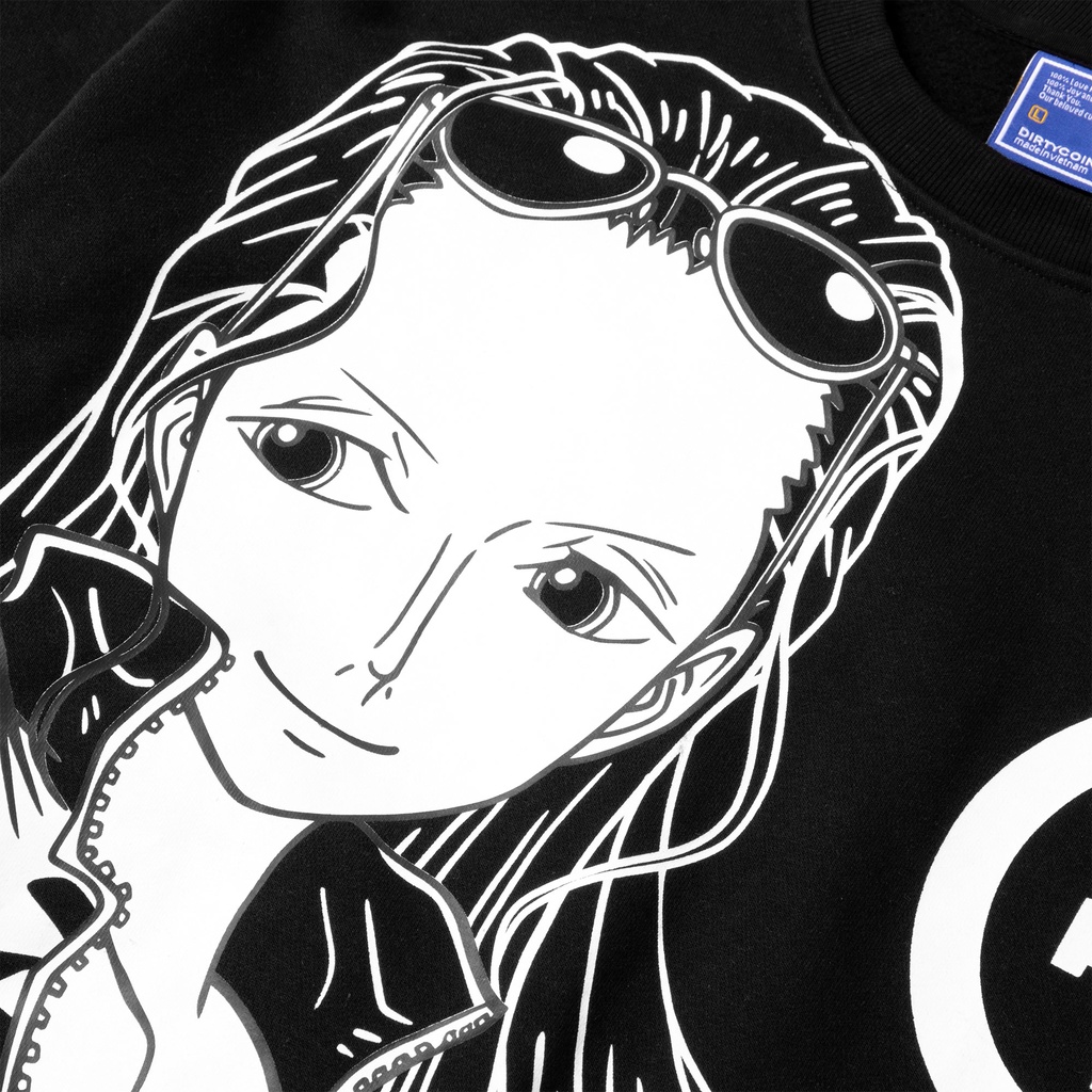 Áo DirtyCoins x One Piece Robin Sweatshirt - Black
