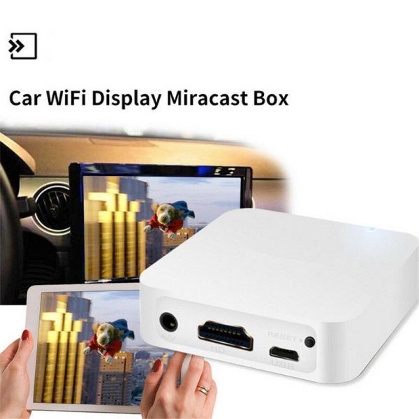 Màn hình hiển thị WiFi trên ô tô Miracast Box Mirror Link Adapter Airplay DLNA Android iOS