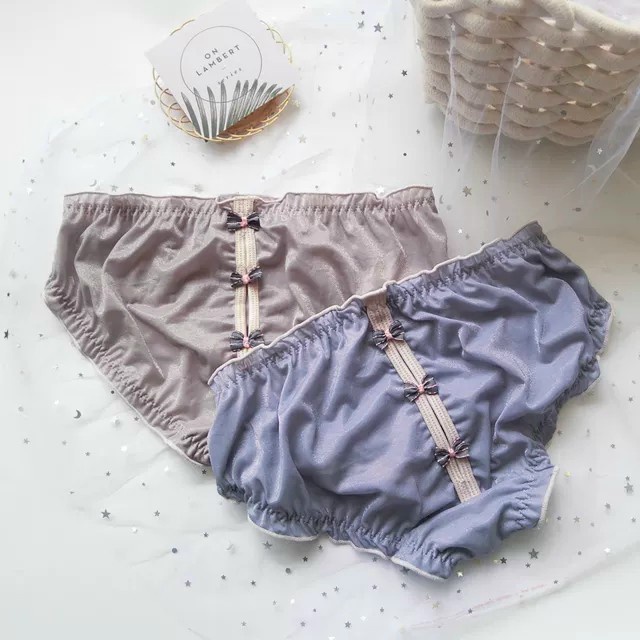 Quần Lót Nữ Vôn Nơ Sau Mềm Mịn Cao Cấp - Sexy - Gợi Cảm Min Underwear 79230 ( 45kg - 58kg)