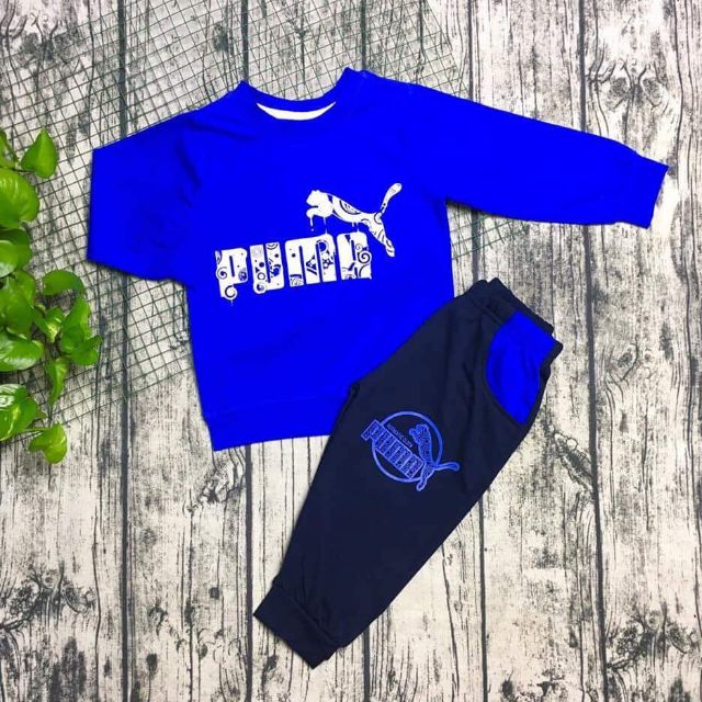 Bộ puma xanh bích 1-8t(7-22kg)